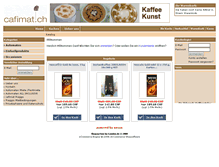 Tablet Screenshot of cafimat.ch